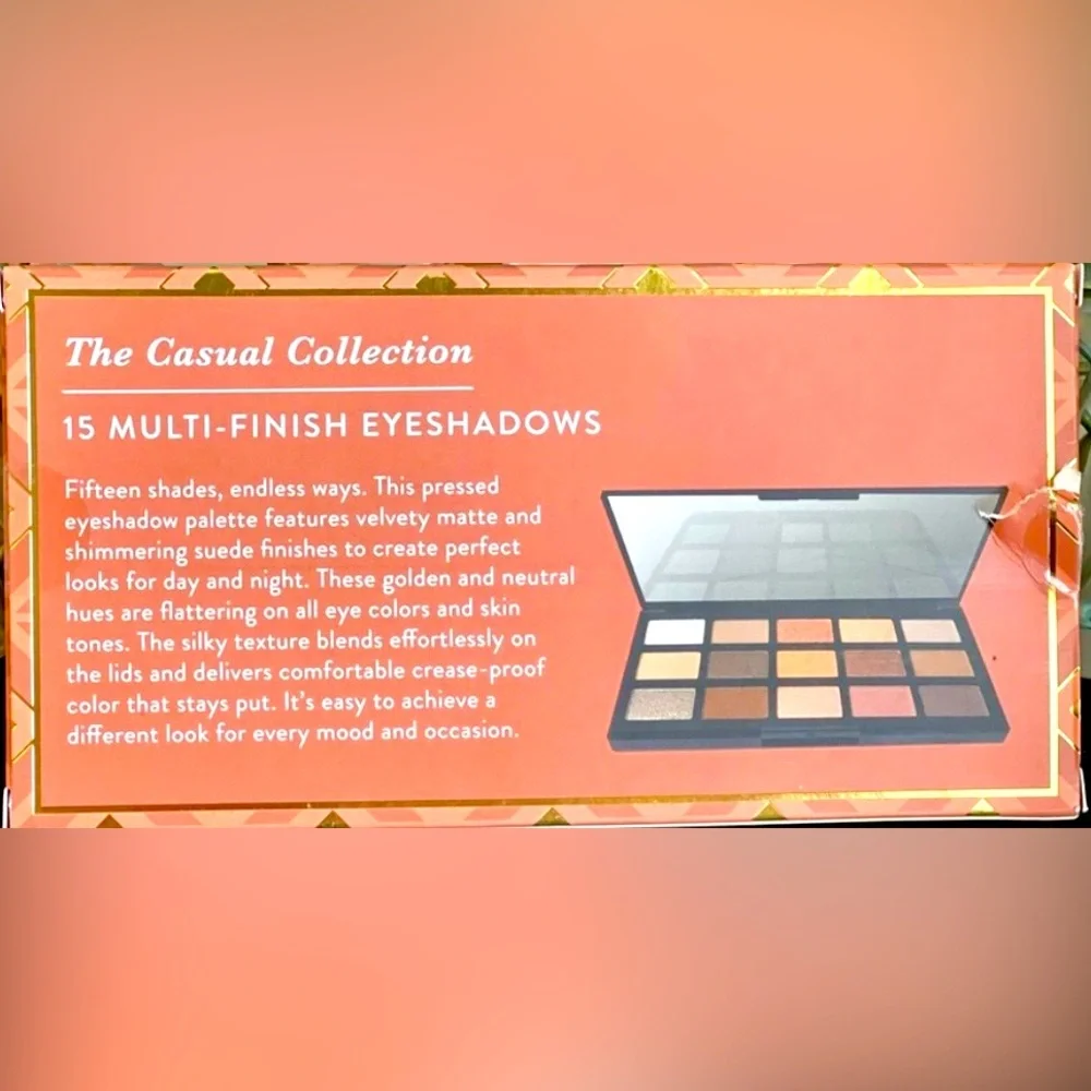 NEW Laura Geller The Casual Collection eye shadow x15 Palette vibrant pigment